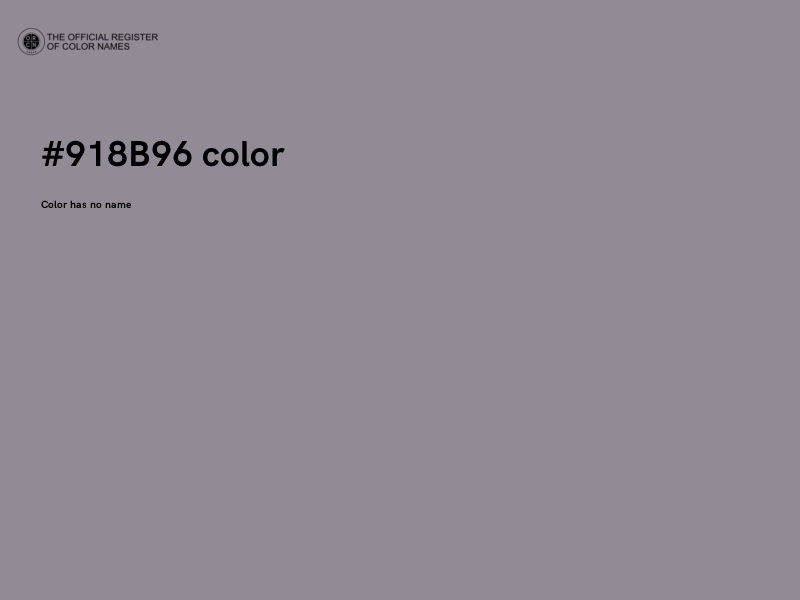 #918B96 color image