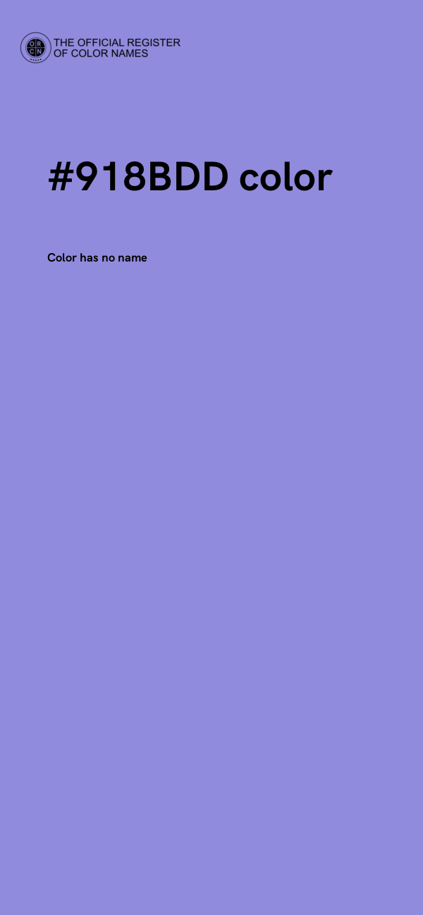 #918BDD color image
