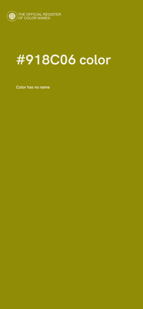 #918C06 color image