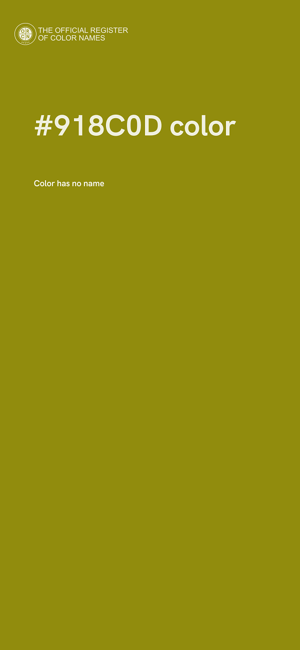 #918C0D color image