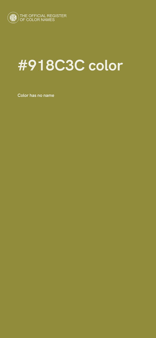 #918C3C color image