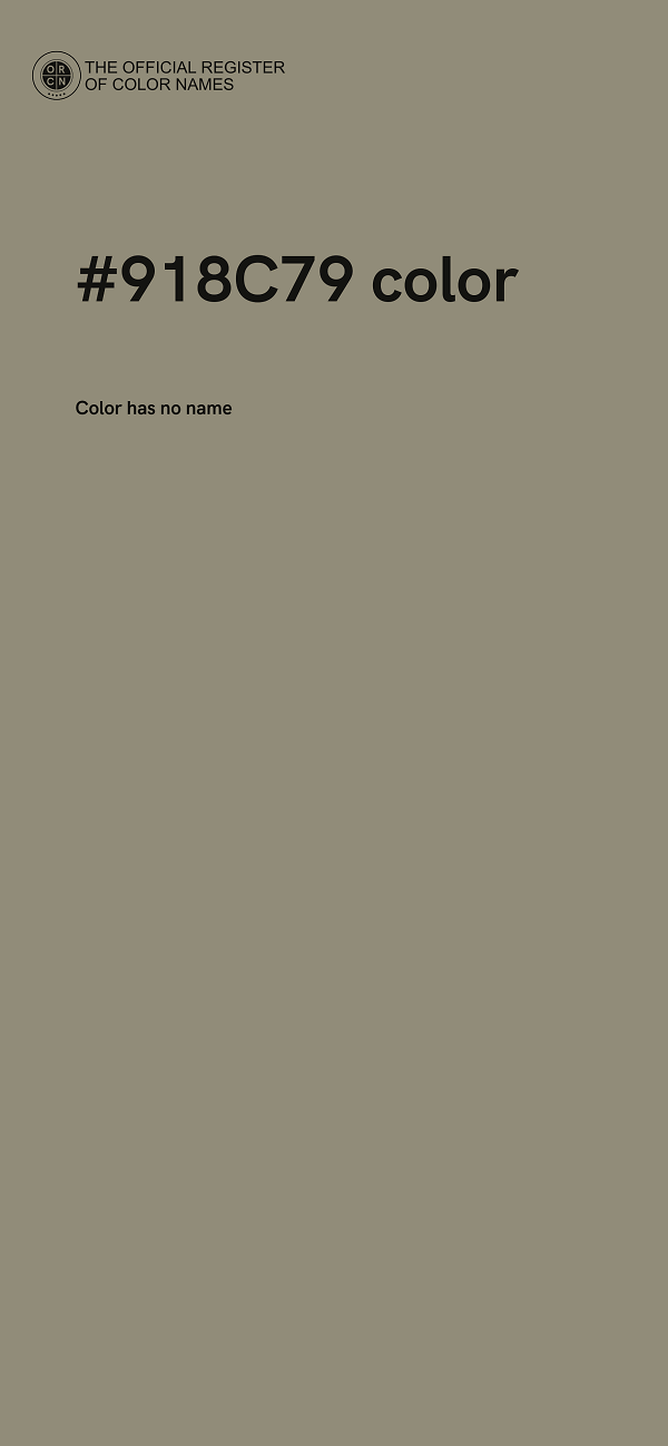 #918C79 color image