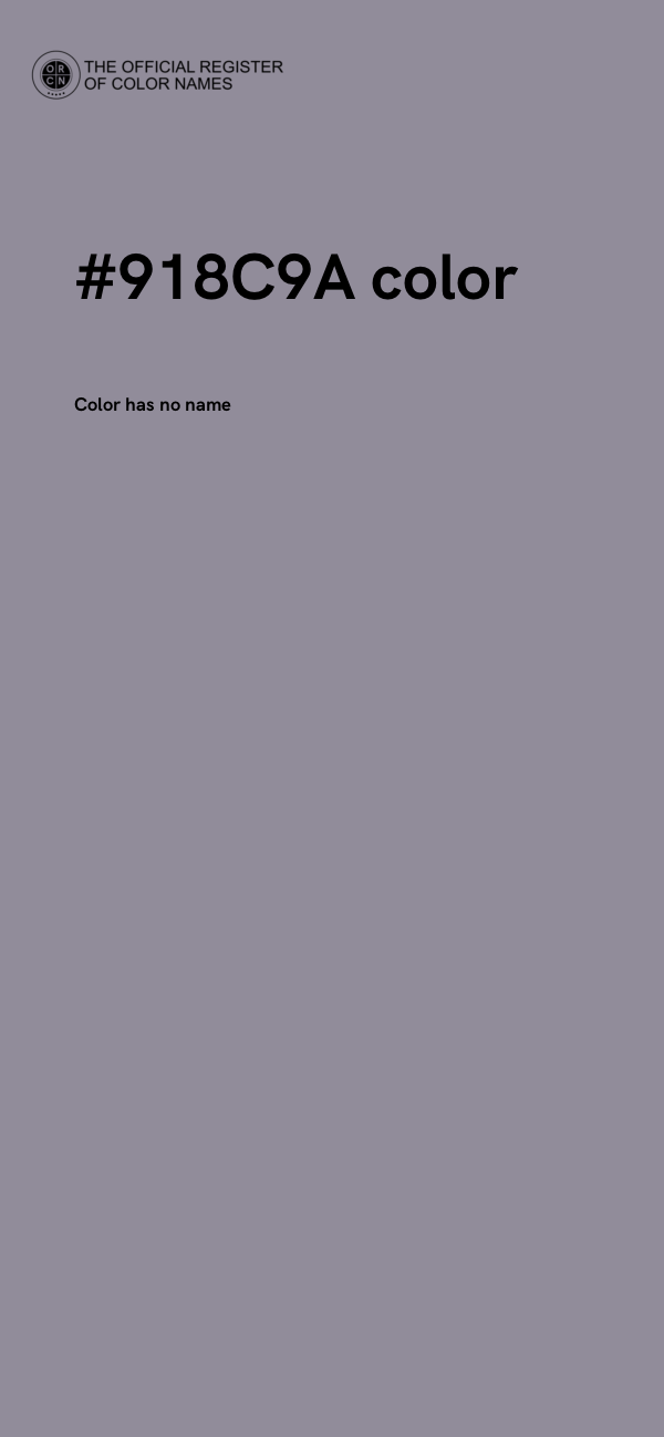 #918C9A color image