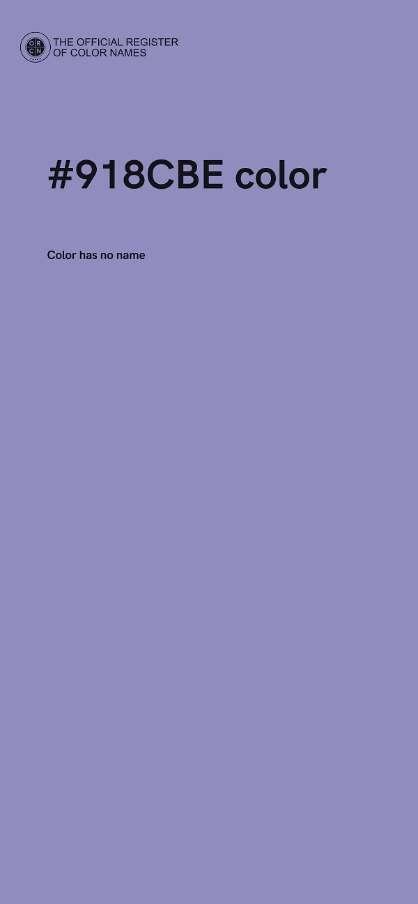 #918CBE color image