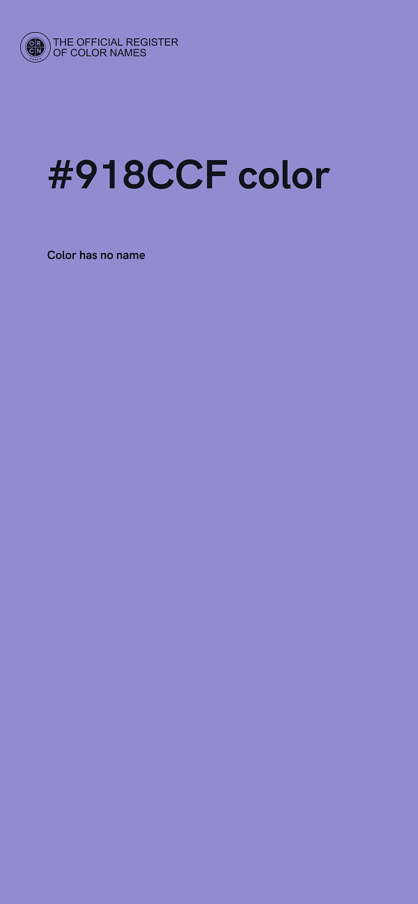 #918CCF color image