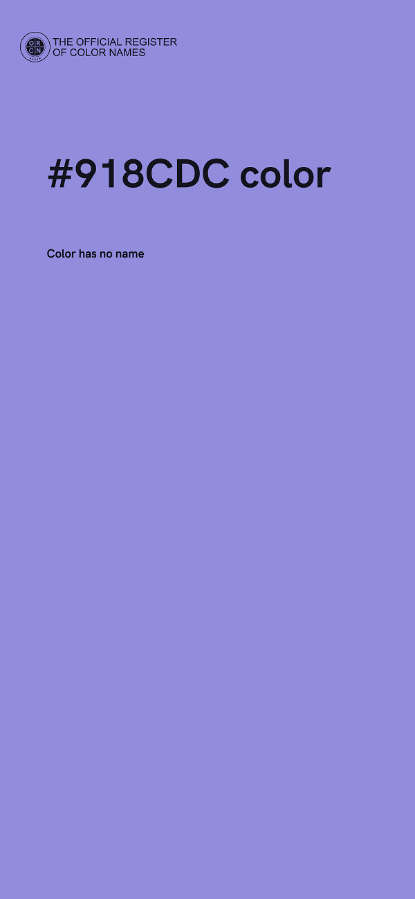 #918CDC color image