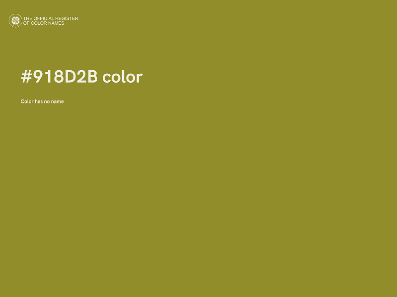 #918D2B color image