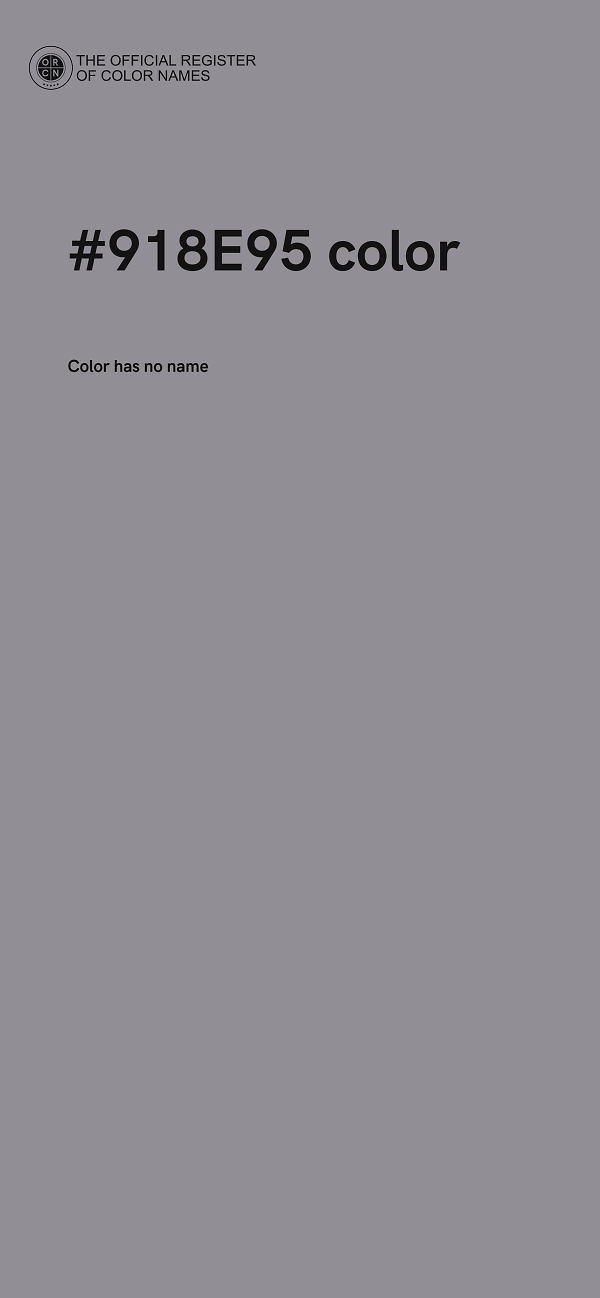 #918E95 color image