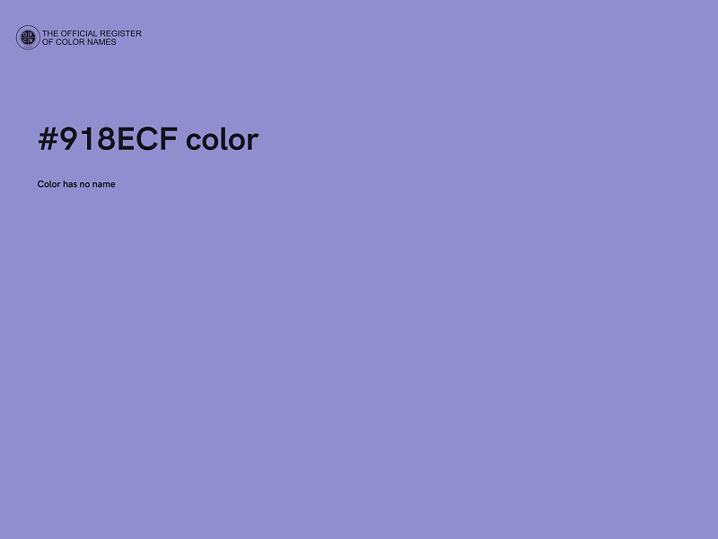 #918ECF color image