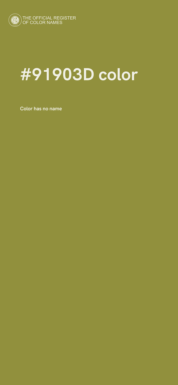 #91903D color image