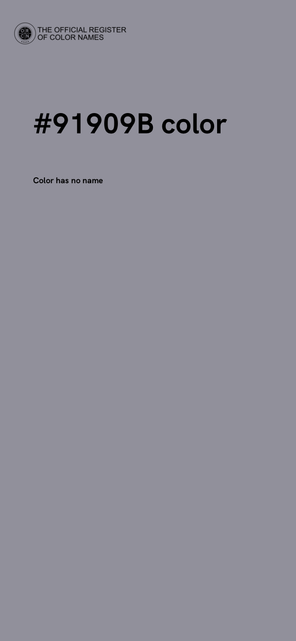 #91909B color image