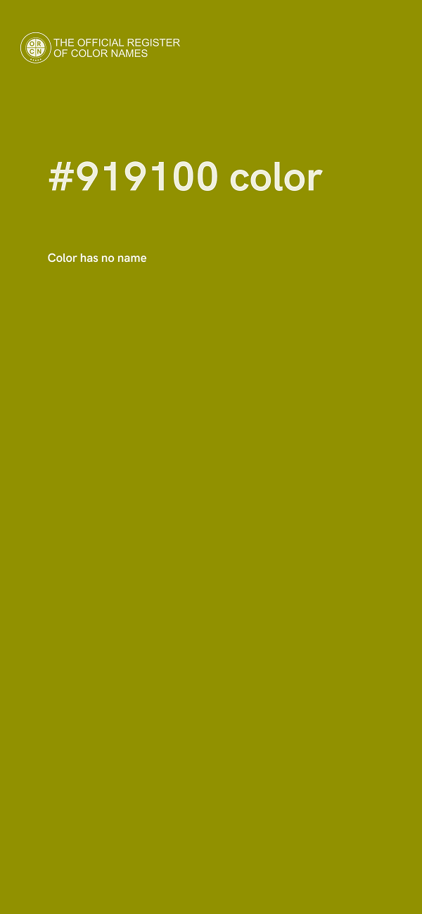 #919100 color image