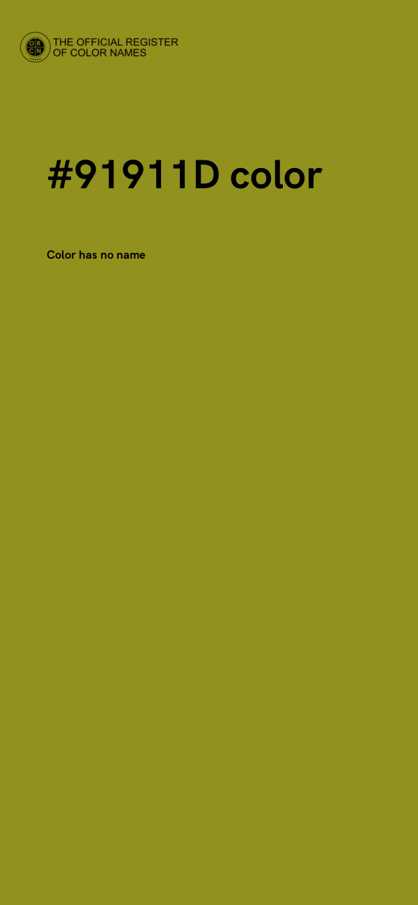 #91911D color image