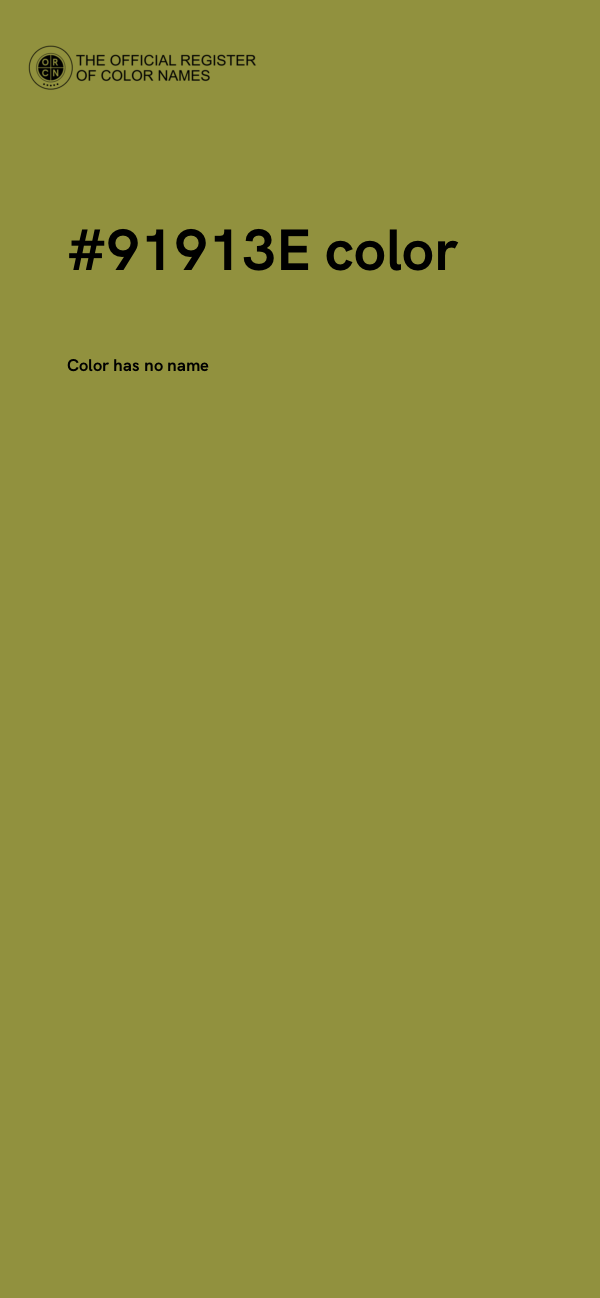 #91913E color image