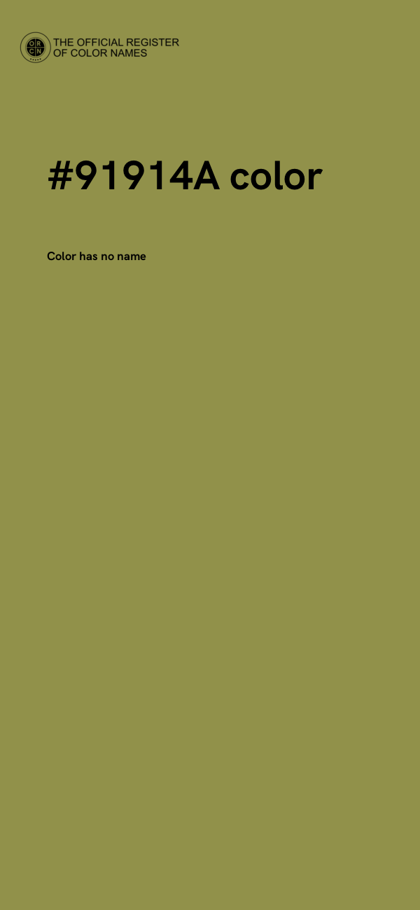 #91914A color image