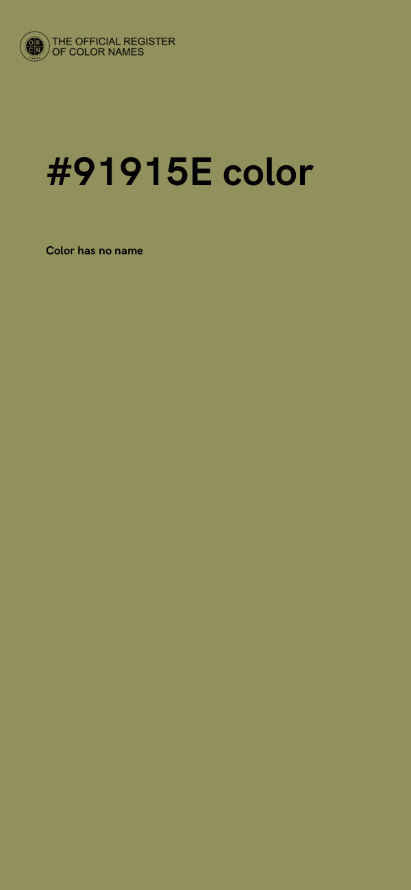 #91915E color image