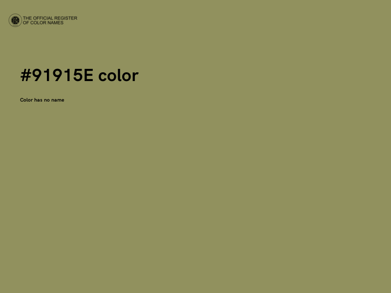 #91915E color image