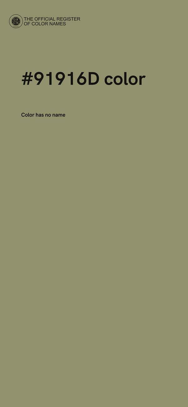 #91916D color image