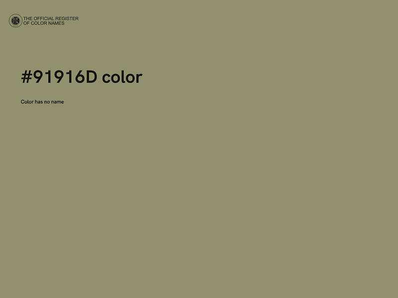 #91916D color image