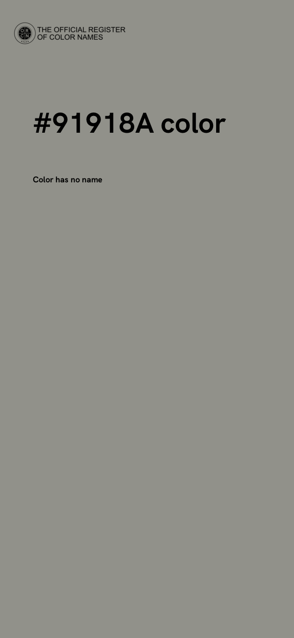 #91918A color image