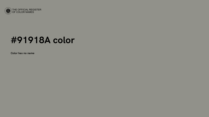 #91918A color image