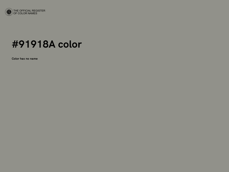 #91918A color image