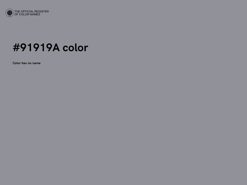 #91919A color image