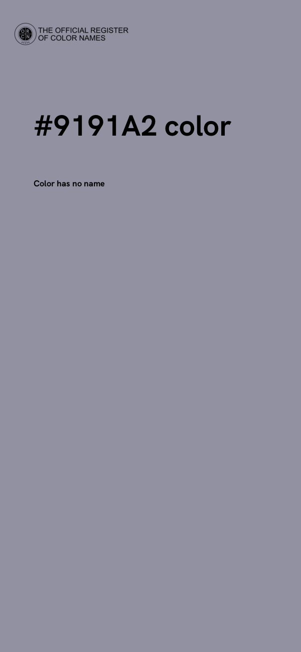 #9191A2 color image
