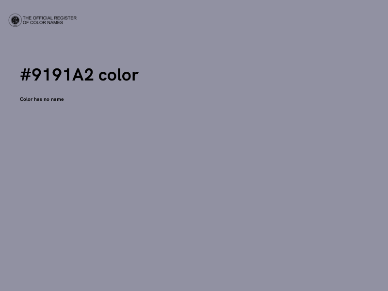 #9191A2 color image