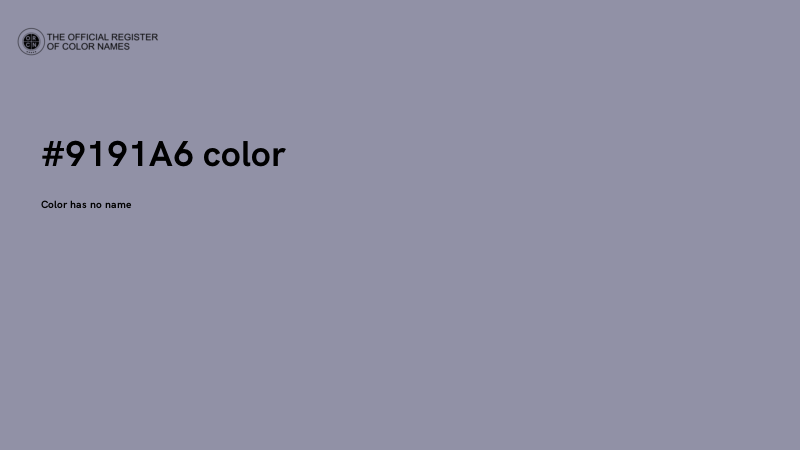 #9191A6 color image