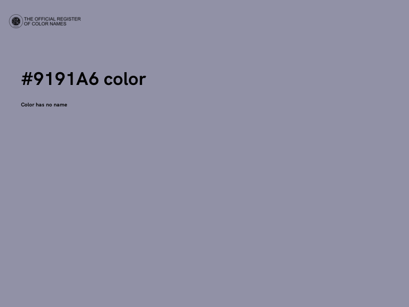 #9191A6 color image