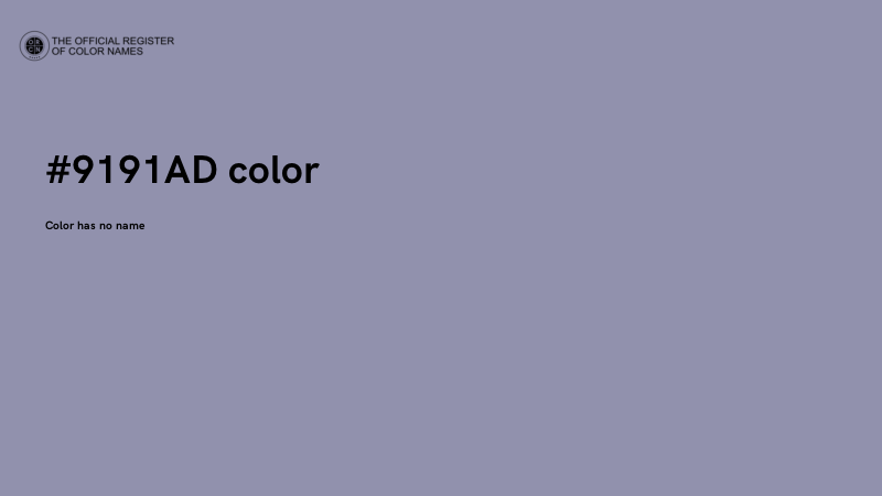 #9191AD color image