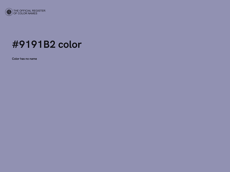 #9191B2 color image