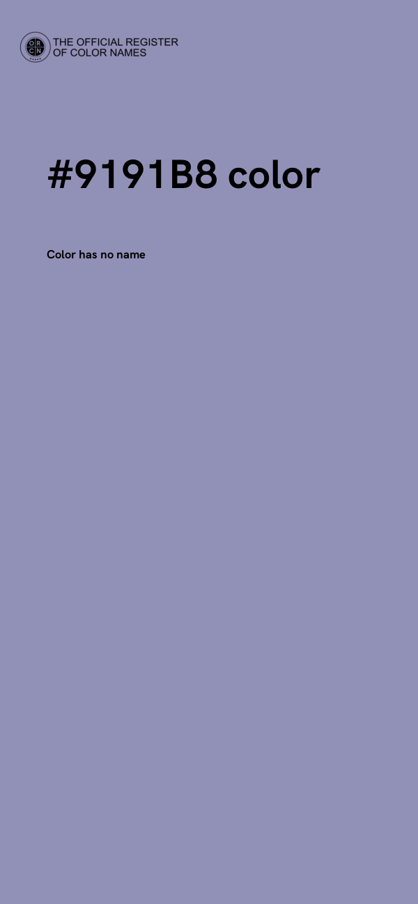 #9191B8 color image