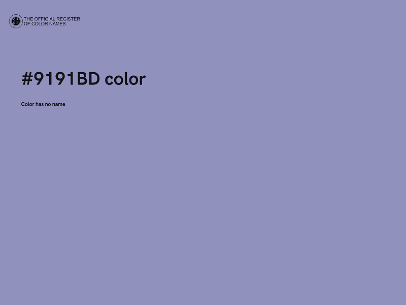 #9191BD color image