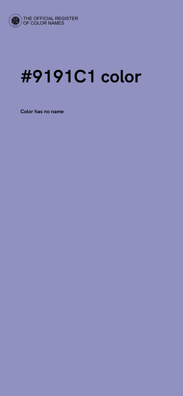 #9191C1 color image