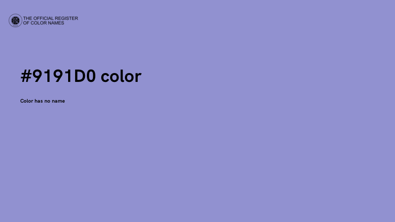#9191D0 color image