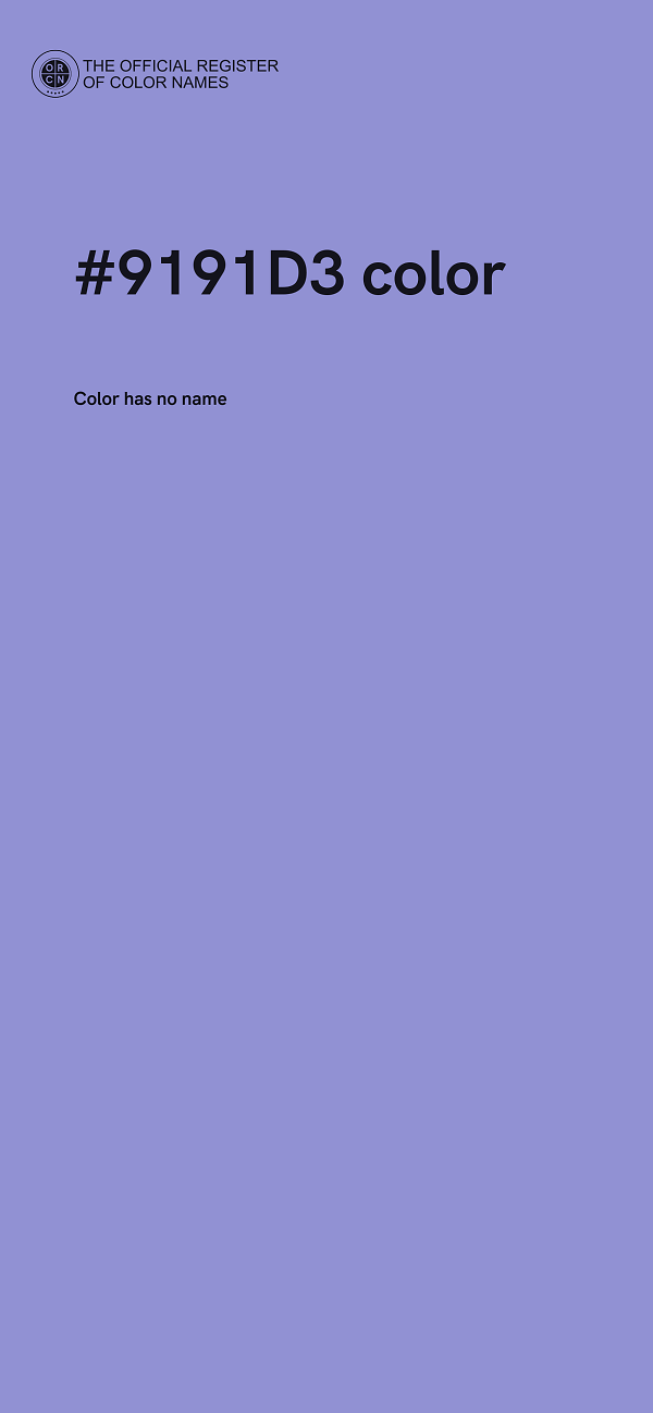 #9191D3 color image