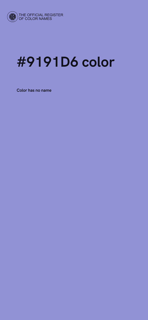 #9191D6 color image
