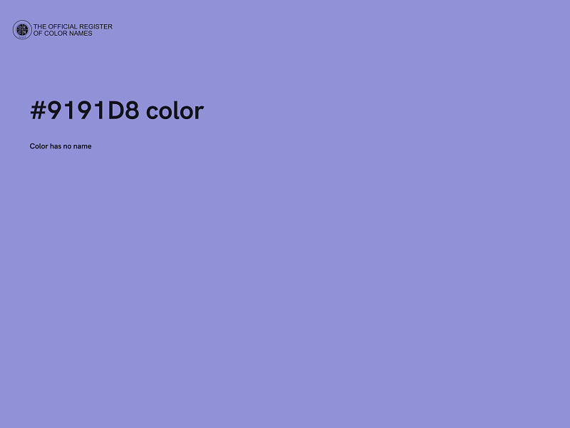 #9191D8 color image