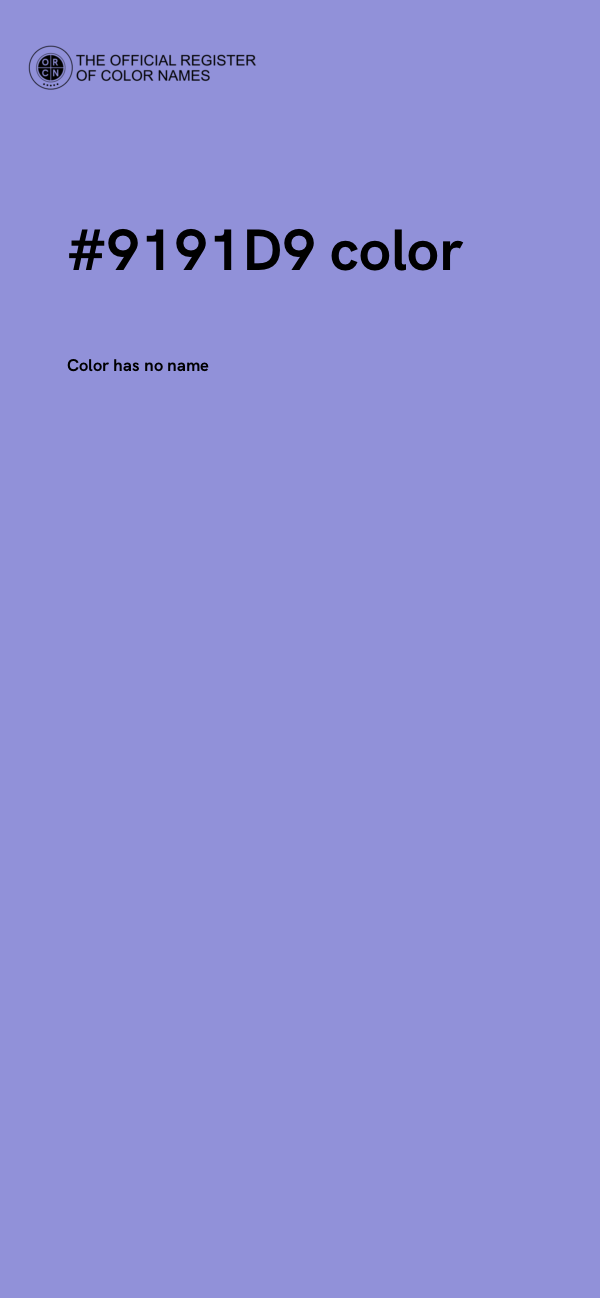 #9191D9 color image