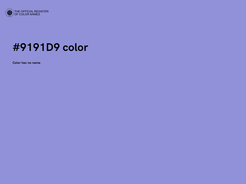 #9191D9 color image