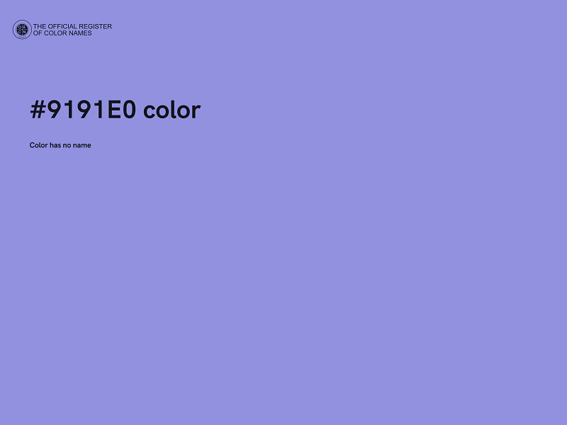 #9191E0 color image