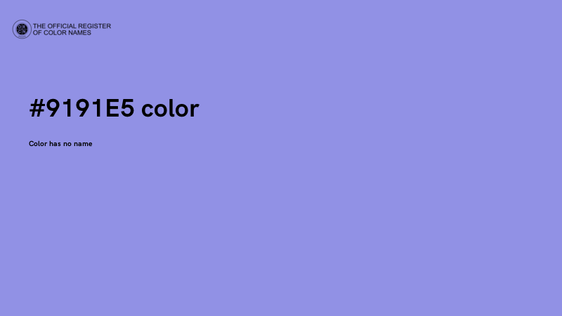 #9191E5 color image