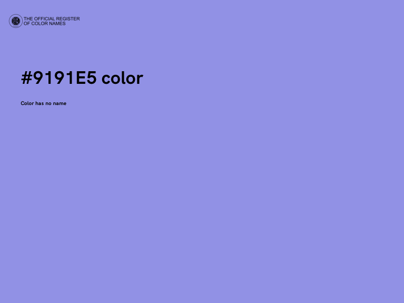 #9191E5 color image