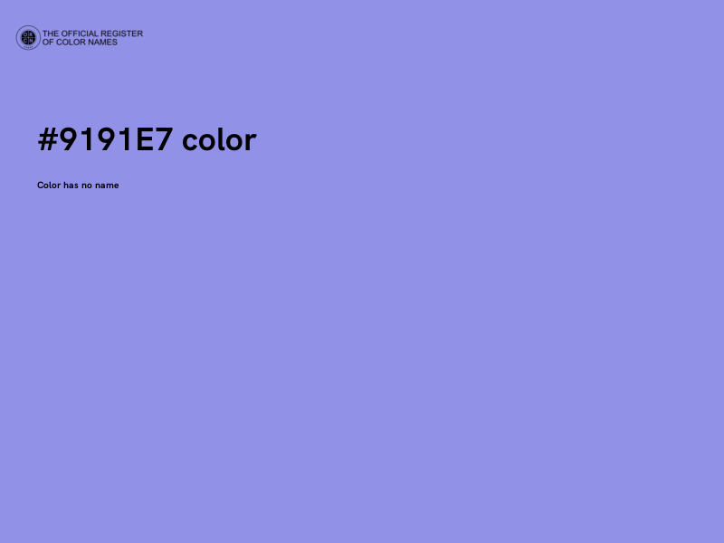 #9191E7 color image