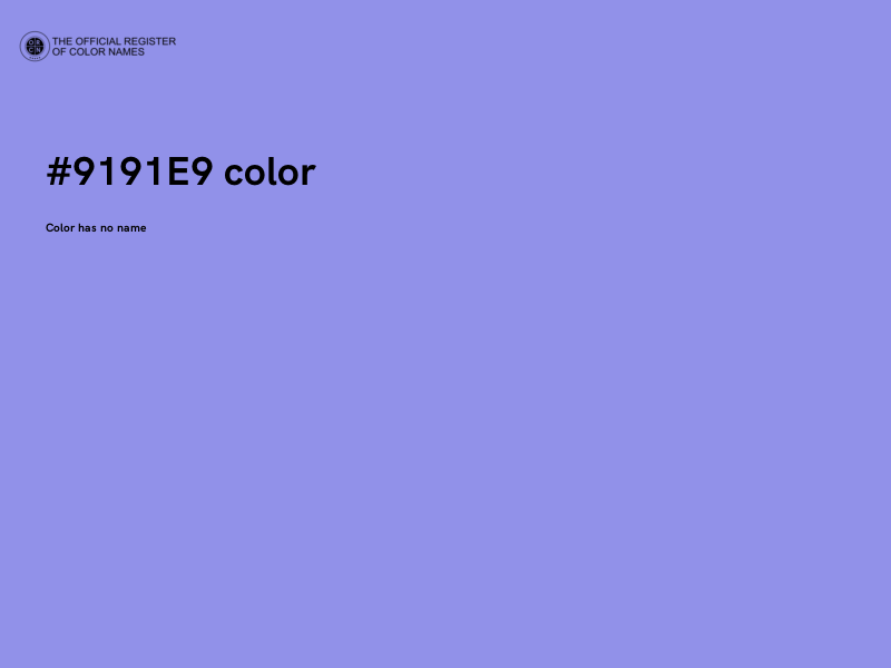 #9191E9 color image