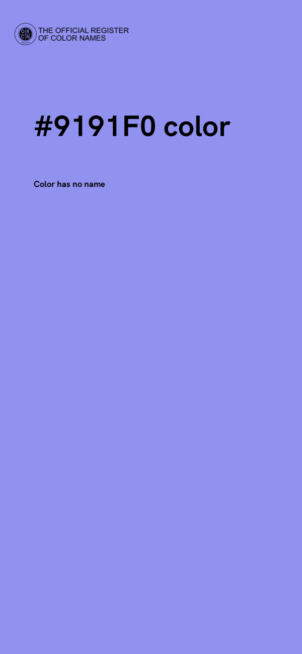 #9191F0 color image
