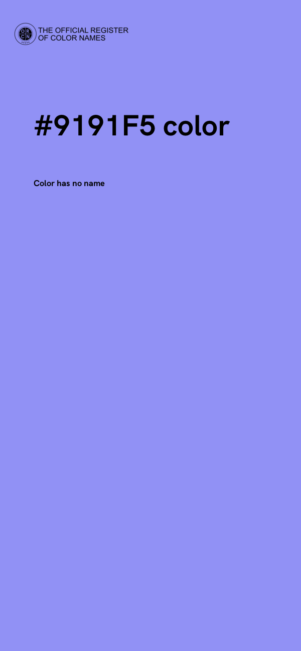 #9191F5 color image