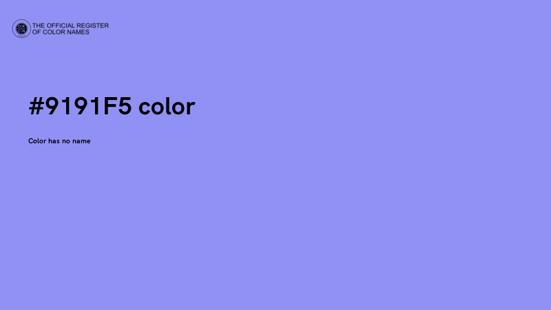 #9191F5 color image